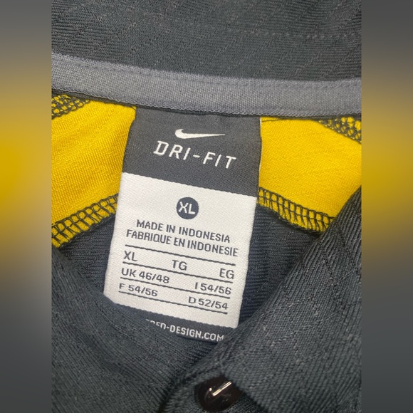 Nike Missouri Mizzou Tigers Football Authentic Dri-Fit Polo Shirt Men’s Size XL - Picture 4 of 12